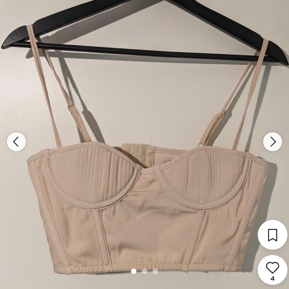 Jagger & Stone Bustier Top- Nude